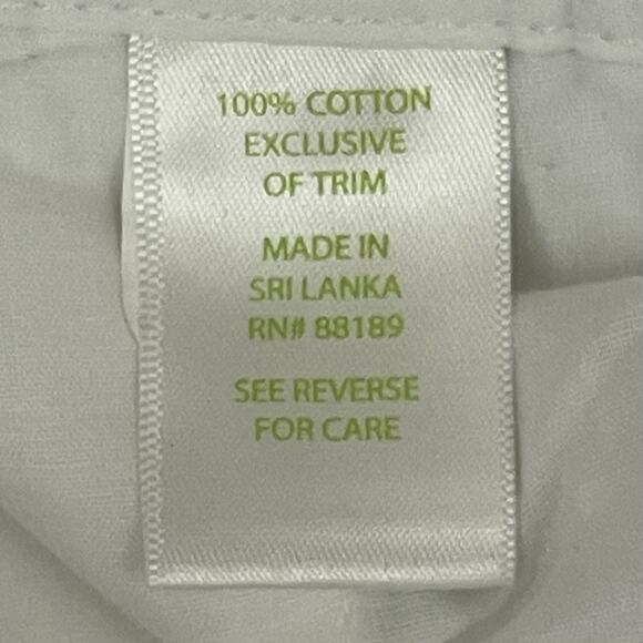 Lilly Pulitzer Callahan Knit Shorts Size 12 Large Resort White 5” Inseam Casual - Picture 9 of 11